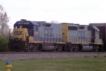 CSX NB local waiting in the siding